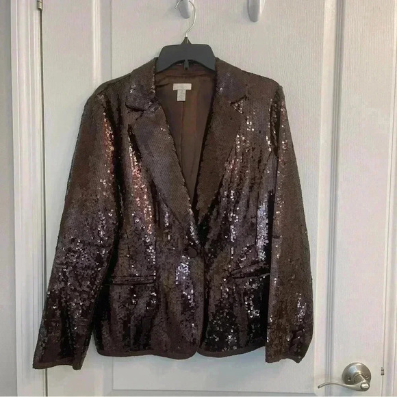 Sequins Blazer By Chico’s - Picture 1 of 11